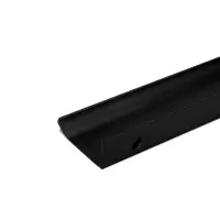 Ручка профильная мебельная торцевая CAPPIO RT002BL, L=200 мм, м/о 160 мм, чёрная