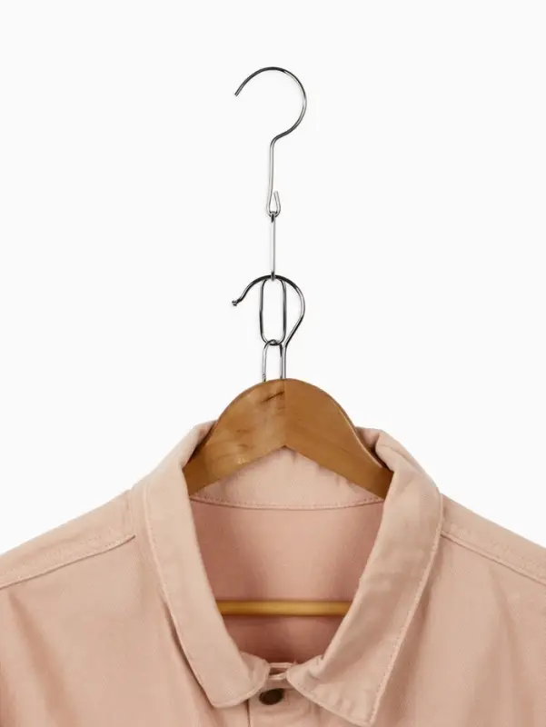 Цепочка-держатель для плечиков, звенья 4&times;2 см, L=110 см, цвет хром