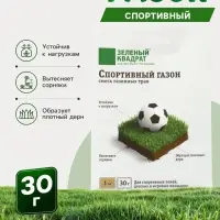 Газон Спортивный &laquo;Зеленый квадрат&raquo;, 30 г