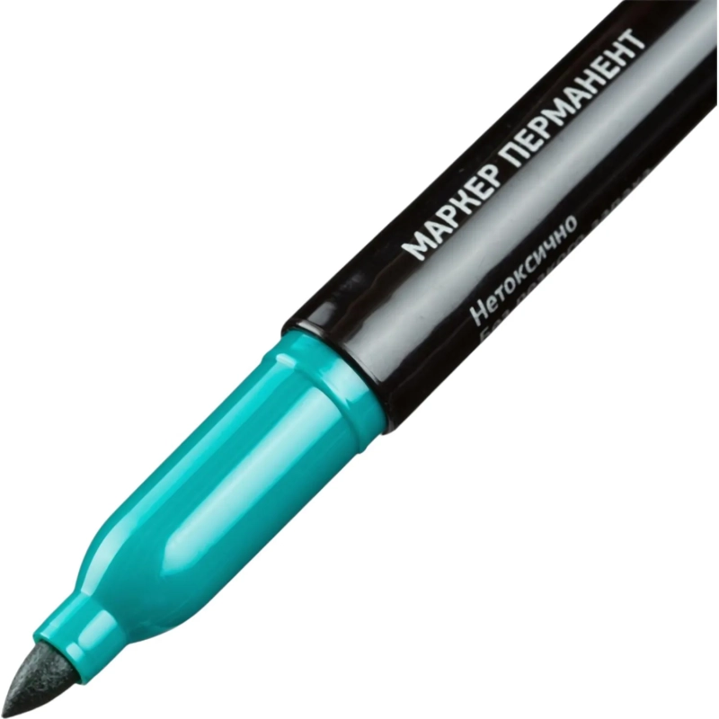 Маркер перманентный ATTACHE зеленый 1,5-3мм.