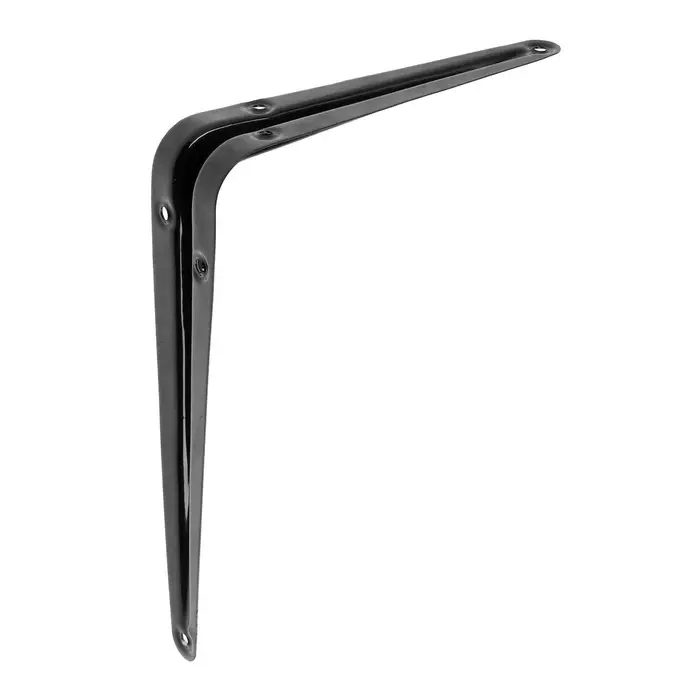 Кронштейн ТУНДРА, 200×150×0.8 мм, черный