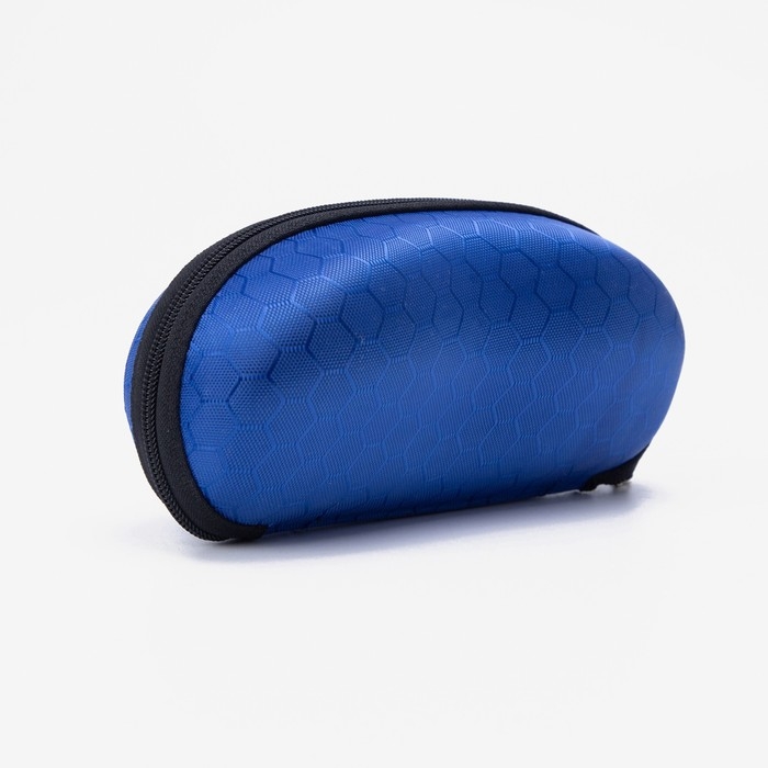 Футляр для очков молнии, длина 16 см, цвет синий Футляр для очков молнии, длина 16 см, цвет синий