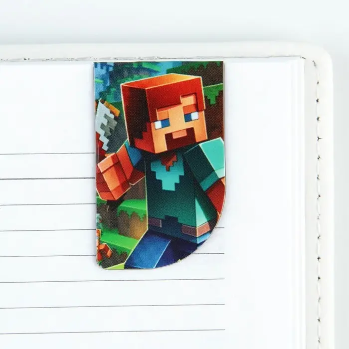 Закладки магнитные для книг, 4 шт «Пиксели» Закладки магнитные для книг, 4 шт «Пиксели»