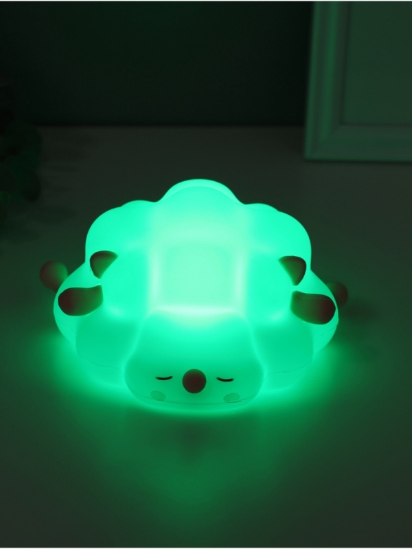 Ночник антистресс  Ночник антистресс "Барашек" 2Вт LED RGB USB 13,8х16,5х8см