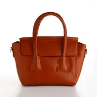 Сумка женская мессенджер на магните, 35&times;15&times;23 см, рыжая