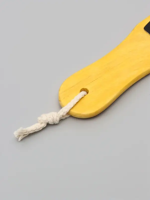 Пилка для пяток, наждачная, двусторонняя, 26 см, деревянная