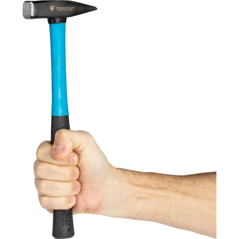 Молоток 300 г Topfort из углеродистой стали, фибергласовая рукоятка