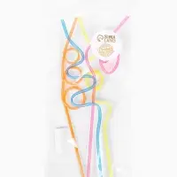 Трубочки для коктейля &laquo;Завитушка&raquo;, набор 4 шт., МИКС