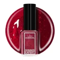 Лак для ногтей с эффектом геля SHIMMER тон S114 вишнево-золотой искрящийся, 6 мл