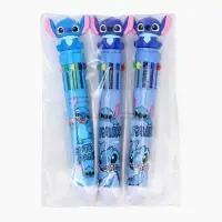 Ручка многоцветная 10 цветов Стич