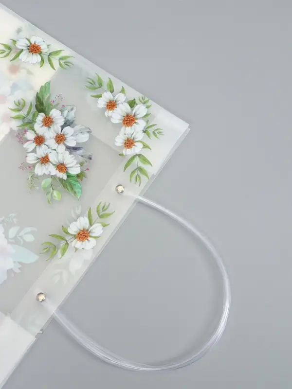 Пакет подарочный прозрачный , "Самой лучшей" 30 х 26 х 12