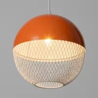 Светильник потолочный BayerLux Lina, 1&times;40 Вт, Е27, неон-оранжевый, 26&times;26&times;32 см