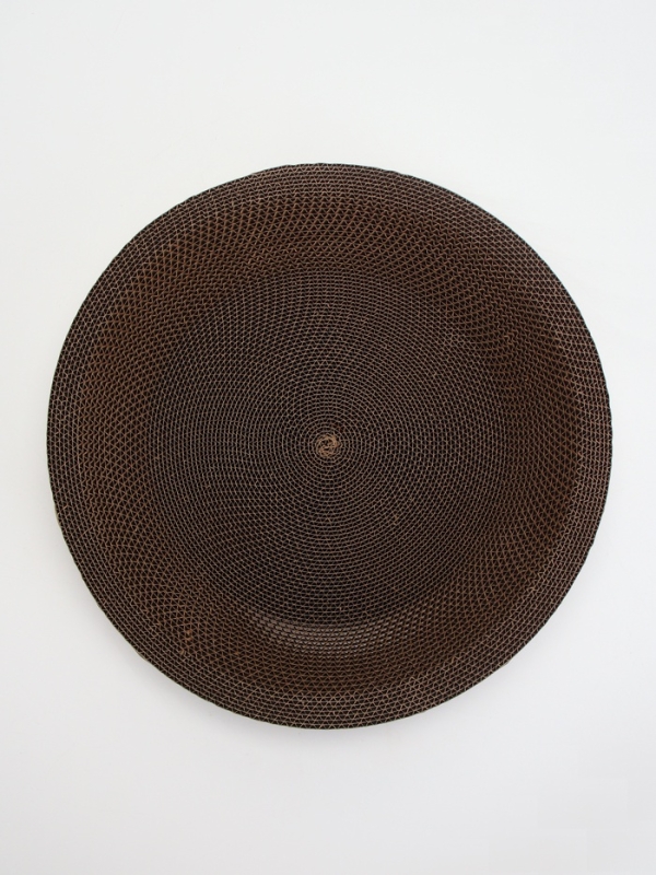 Когтеточка-лежанка "Пижон" из гофрокартона с кошачьей мятой "НЛО", 40 х 8 см