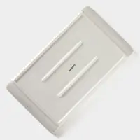 Блюдо для подачи Magistro Slate, 26.5&times;15 см, фарфор, белое