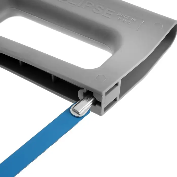 Ножовка по металлу ТУНДРА, усиленный круглый профиль, пластиковая рукоятка, 300 мм