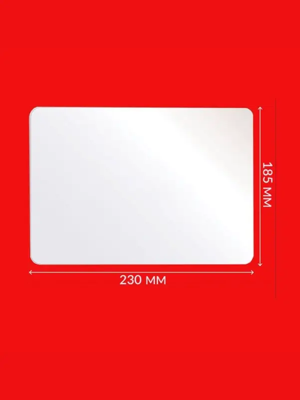 Доска для лепки А5 Calligrata, эконом, 600 мкм, белая Доска для лепки А5 Calligrata, эконом, 600 мкм, белая