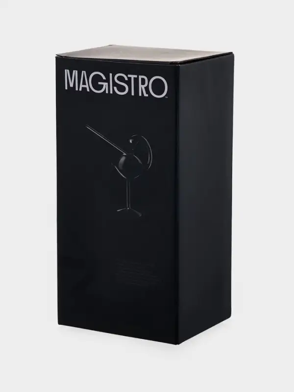 Бокал для коктейля Magistro &laquo;Лебедь&raquo;, 170 мл, 7&times;20 см, с трубочкой, стекло, прозрачный