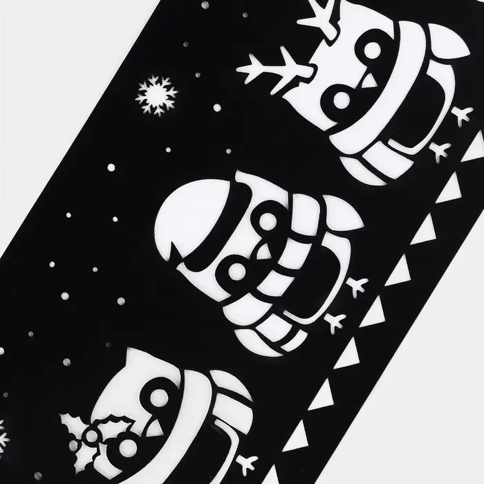 Набор трафаретов для выпечки «Новогоднее настроение», 32×10 см Набор трафаретов для выпечки «Новогоднее настроение», 32×10 см