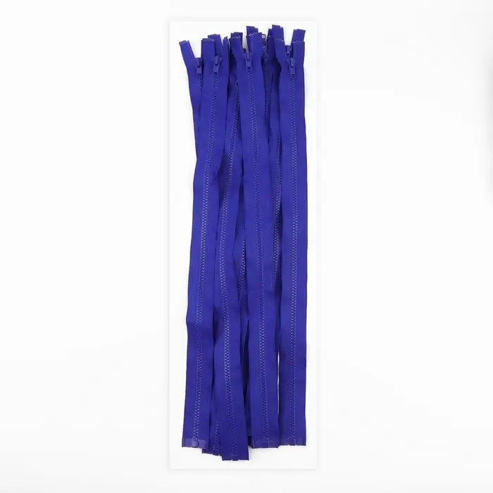 Молния «Трактор», №5, разъёмная, замок автомат, 50 см, цвет электрик, цена за 1 штуку