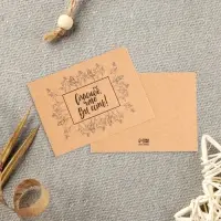 Мини открытки для бизнеса &laquo;Самое нужное&raquo;, крафт, 10 шт., 8&times;6 см