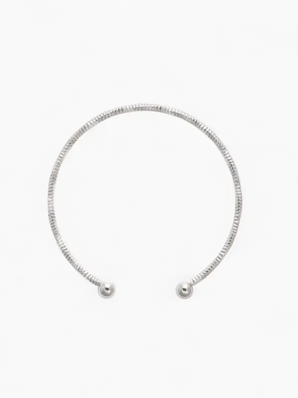 Набор 2 предмета: чокер, браслет «Обруч» сердце, цвет серебро Набор 2 предмета: чокер, браслет «Обруч» сердце, цвет серебро