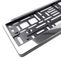 Рамка под номерной знак хром AVS RN-12