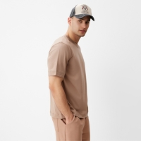 Футболка мужская из органического хлопка MINAKU REGULAR FIT: цвет бежевый, р-р 48