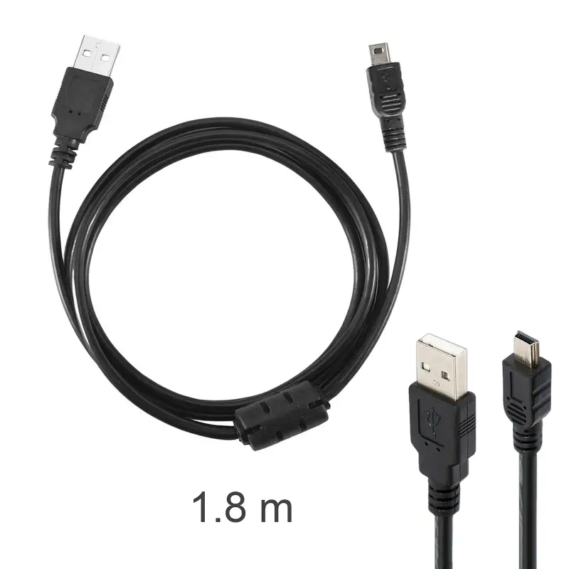 Кабель USB 2.0 USB- Mini USB 1.8M черный (150шт/кор) Кабель USB 2.0 USB- Mini USB 1.8M черный (150шт/кор)