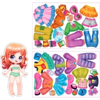 Игра магнитная Одевашки. Карина Магнитные истории,05314