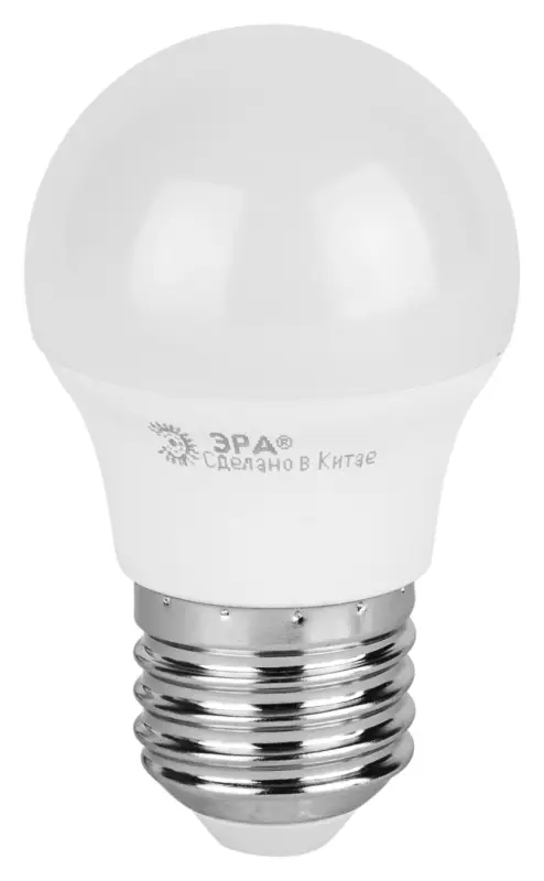 Лампа светодиодная LED 8 Вт 640Лм 2700К шар теплый E27 220-240В LED P45-8W-827-E27 Red Line
