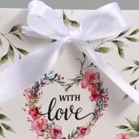 Коробка с лентами With love, 19 &times; 19 &times; 19 см