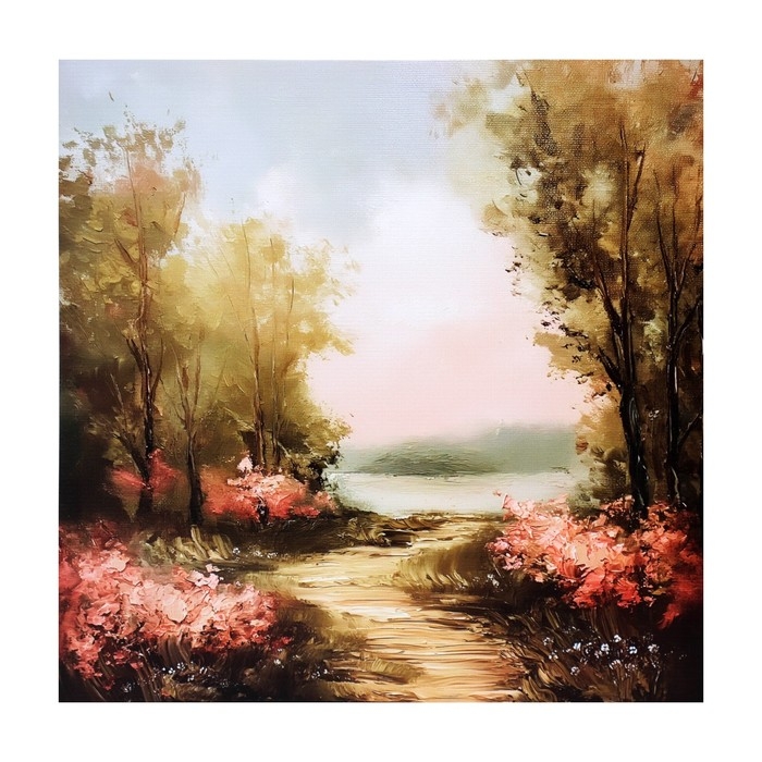 Картина на холсте Картина на холсте "Лес" 50*50 см