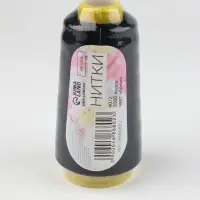 Нитки 40/2, 2700 м, чёрные
