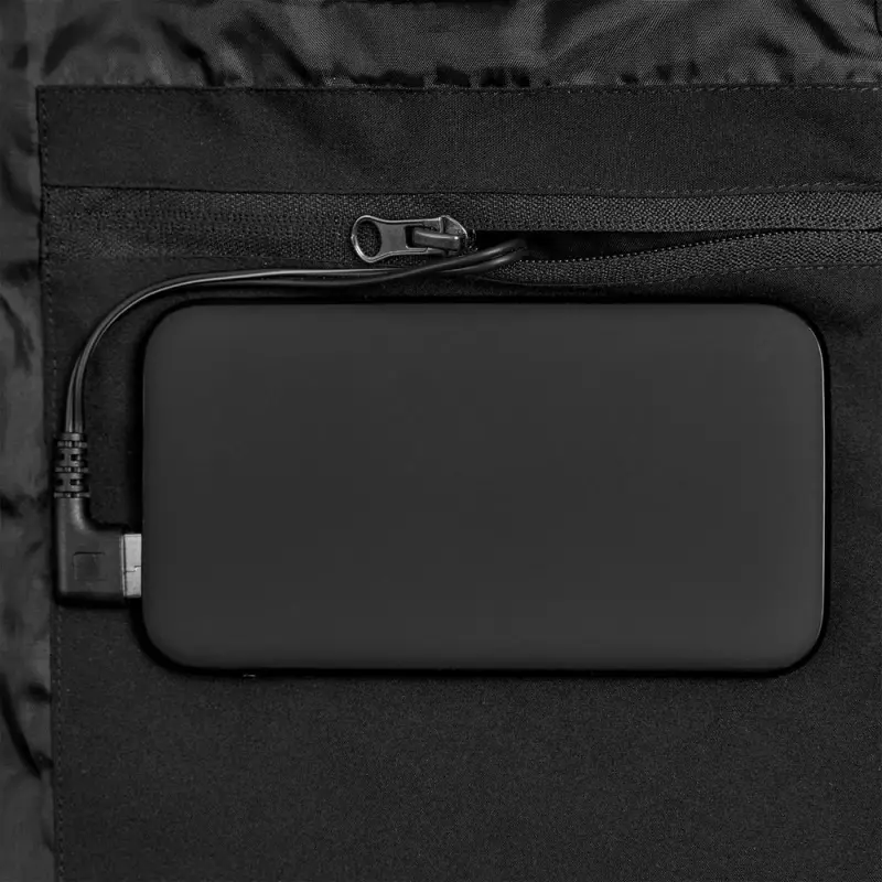 Куртка с подогревом Thermalli Everest, черная, размер 3XL Куртка с подогревом Thermalli Everest, черная, размер 3XL