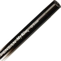 Ручка гелевая неавтомат. MY-KING GEL PEN METAL CLIP 0,5мм, черный