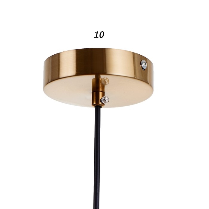 Светильник BayerLux 1758/1GD E14 40Вт черно-золотой 20х20х24 см