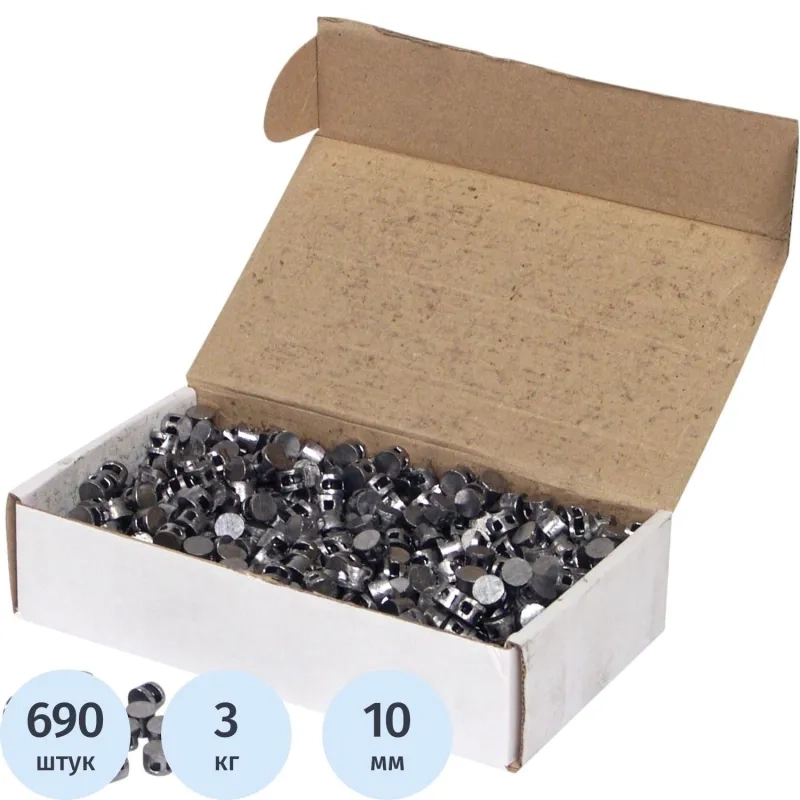 Пломба свинцовая (упаковка 3кг)