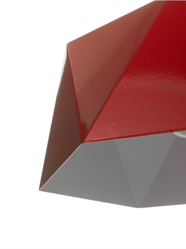 Светильник Edward 1х40Вт Е27 пр-1м красный 25х21,5х18см