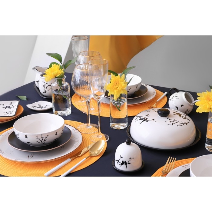 Блинница Доляна «Весенний вечер», d=23 см, цвет белый Блинница Доляна «Весенний вечер», d=23 см, цвет белый