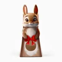 Коробка складная с окном «Зайка», 6 х 2 х 3.5 см