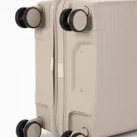 Чемодан на колёсах, 20", кодовый замок, 36&times;20&times;54 см, светло-бежевый