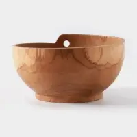 Салатник, 18&times;18&times;9 см, тиковое дерево