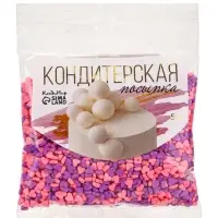 Посыпка кондитерская, «Сердечки неон», мини, ультрафиолет, розовый, 50 г Посыпка кондитерская, «Сердечки неон», мини, ультрафиолет, розовый, 50 г