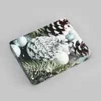 Коробка для печенья, кондитерская новогодняя упаковка, «С Новым годом!», 14×10.5×2.5 см