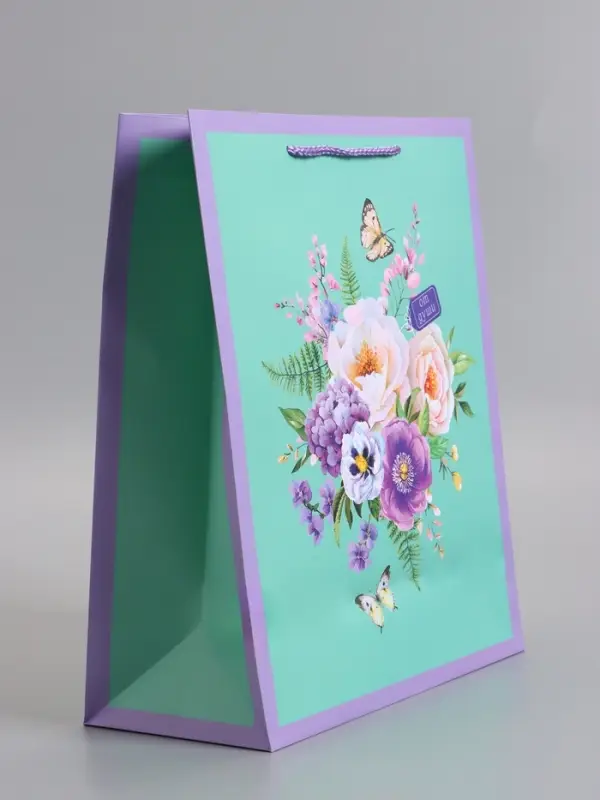 Пакет подарочный ламинированный &laquo;От души&raquo;, 26&times;12&times;32 см