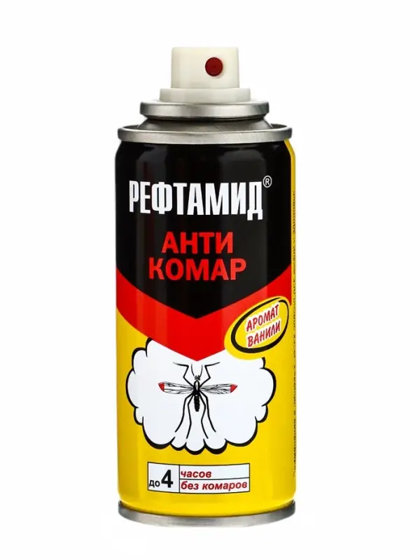 Аэрозоль Репеллент &laquo;Рефтамид&raquo;, Антикомар, от комаров, 100 мл