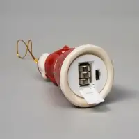 Светодиодная подвеска &laquo;Дед Мороз&raquo;, 9.6&times;5.1&times;5.1 см, 1 LED, от батареек LR44&times;3, свечение тёплое белое