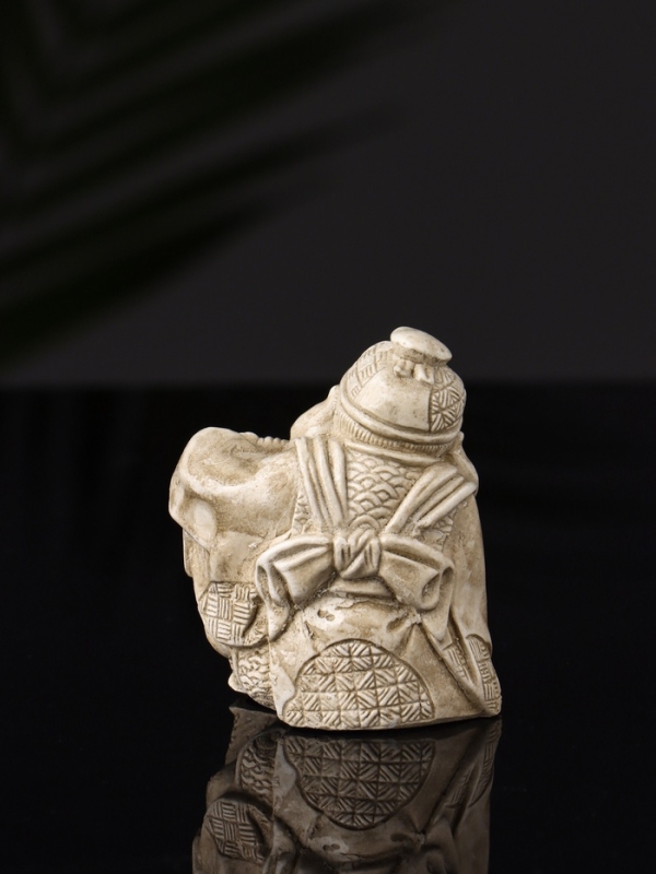 Набор фигур "Нэцкэ" 20х10х7 см, бежевый