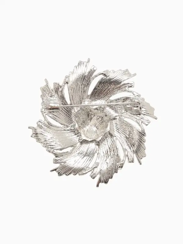 Брошь  Брошь "Солнце", цвет серебро