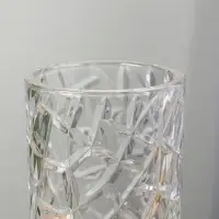 Ваза для цветов &laquo;Шерри&raquo;, геометрия, 29&times;11.5 см, стекло, прозрачная